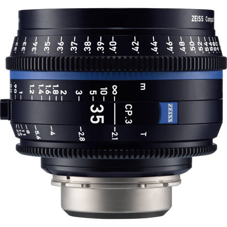 Zeiss CP.3 35mm T2.1 Compact Prime Cine Lens for Canon EF, Feet