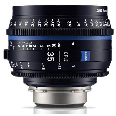 Zeiss CP.3 35mm T2.1 Compact Prime Cine Lens for Canon EF, Meter