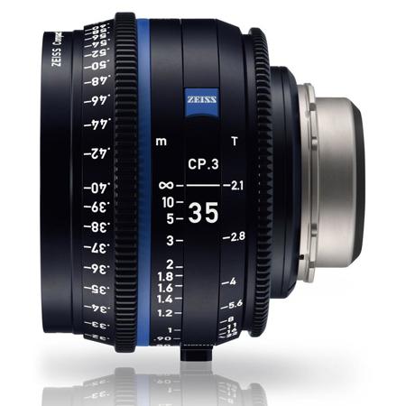 Zeiss CP.3 35mm T2.1 Compact Prime Cine Lens for Nikon F, Meter