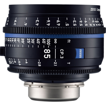 Zeiss CP.3 85mm T2.1 Compact Prime Cine Lens for Sony E, Feet