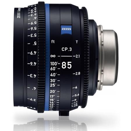 Zeiss CP.3 85mm T2.1 Compact Prime Cine Lens for Sony E, Meter