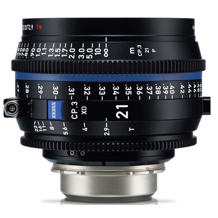Zeiss CP.3 XD 21mm T2.9 Compact Prime Cine Lens for PL Mount, Meter