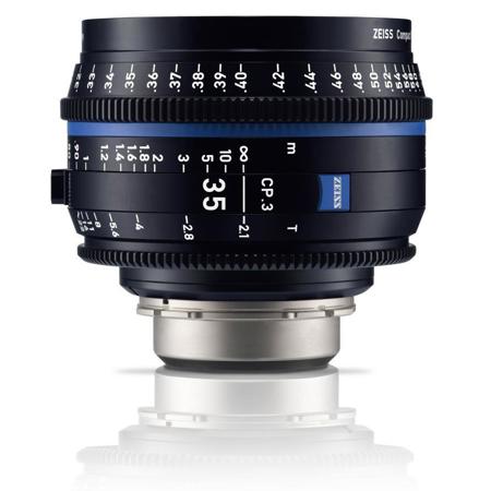 Zeiss CP.3 XD 35mm T2.1 Compact Prime Cine Lens for PL Mount, Meter