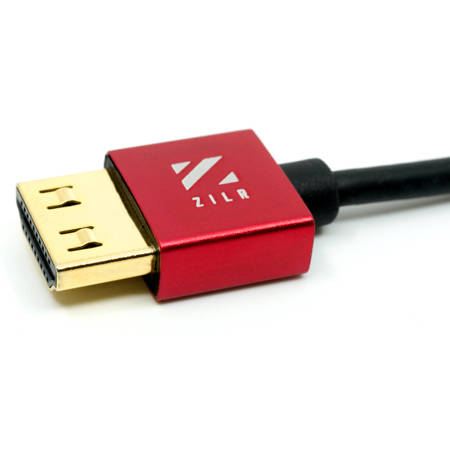 ZILR 17.7" 8Kp60 Hyper Thin Ultra High Speed HDMI Secure Cable with Ethernet