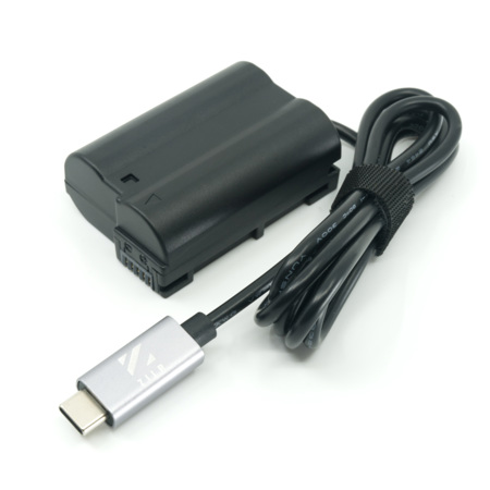 ZILR USB-C to Nikon EN-EL15 Dummy Battery