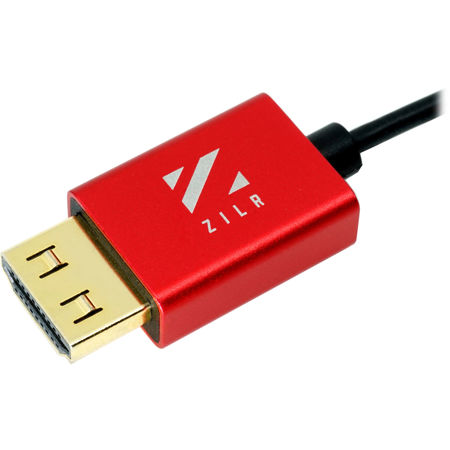 ZILR 3.3' 8Kp60 Hyper Thin Ultra Speed HDMI Secure Cable with Ethernet