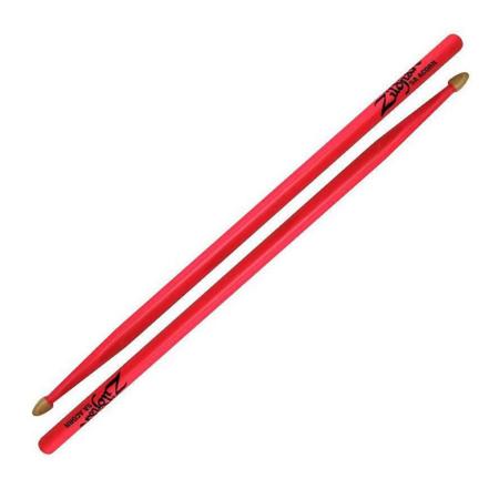 Zildjian 5A Acorn Wood Neon Pink Drumsticks, Pair