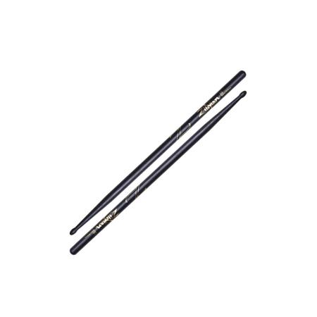 Zildjian Hickory Series 5A Wood Drumsticks, Pair, Black