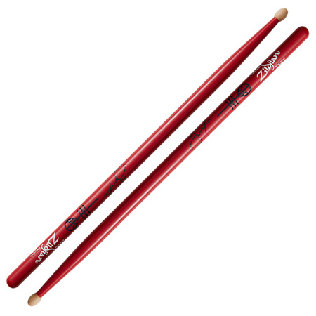 Zildjian Josh Dun Artist Series Drumsticks, Pair, Red