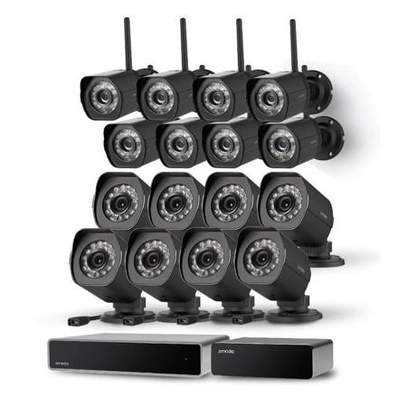 Zmodo 32-CH NVR System, 8x sPoE Camera, 8x Wireless Camera & Repeater, No HDD