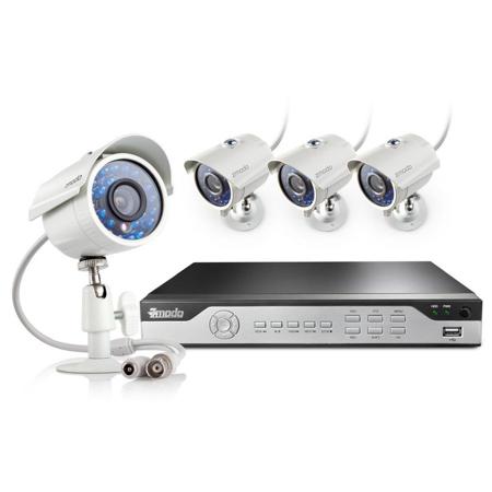 Zmodo 8CH H.264 960H DVR (No HDD) Security System, Includes 4x 700TVL Cameras