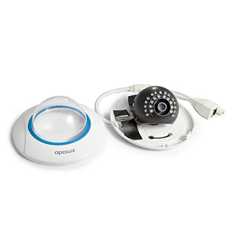 Zmodo ZP-IDP15-P 720p HD IP PoE Dome Camera, White