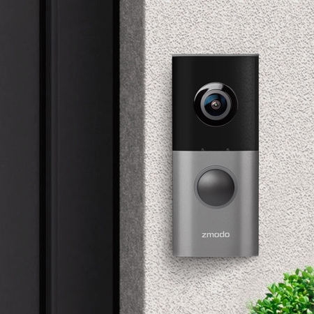 Zmodo Greet Pro Smart 1080p Wi-Fi Video Doorbell with Beam Alert Extender