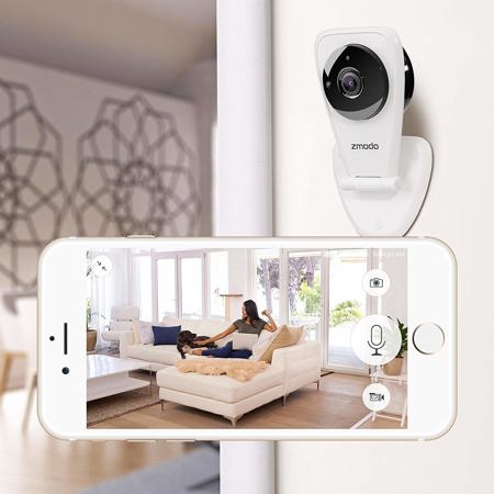 Zmodo EZCam 720p HD Wi-Fi Wireless Indoor Security Surveillance IP Camera 2-Pack