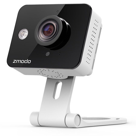 Zmodo 720p HD Mini Wi-Fi Wireless Security Camera with Night Vision, 2 Pack
