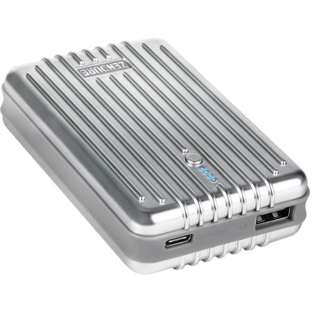 Zendure A3TC 10000mAh USB-C Crush-Proof Charger, Silver