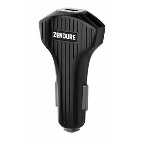 Zendure A-Series 35W 3-Port Car Charger PD & QC 3.1, Black