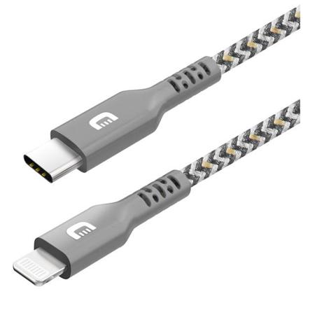 Zendure 1m SuperCord Aramid Fabric 60W USB-C to USB-C 3.0 3A Cable, Grey