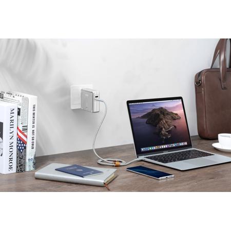 Zendure MIX GO 5,000mAh 2-In-1 Power Bank and Wall with US, UK, EU Plug, Silver