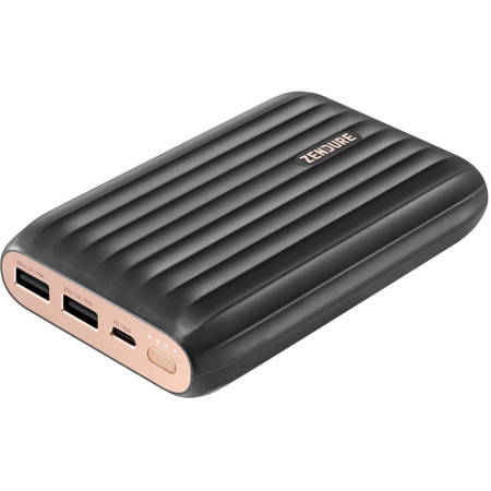 Zendure X5 15,000mAh Power Bank and USB Hub with Power Delivery, Black