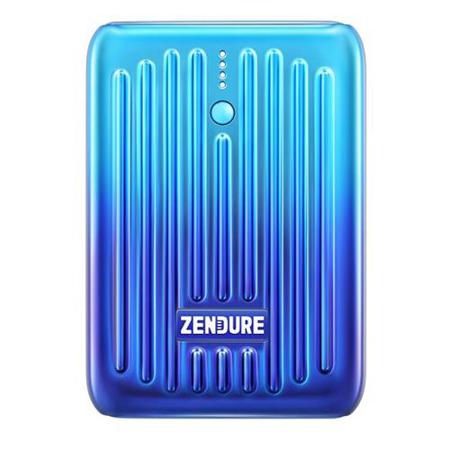 Zendure SuperMini 10000mAh USB-C PD Credit Card Sized Charger, Blue Horizon