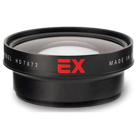 16x9 0.7X Wide Angle Converter Lens with 72mm Screw-in Rear Thread for Canon XL-H1