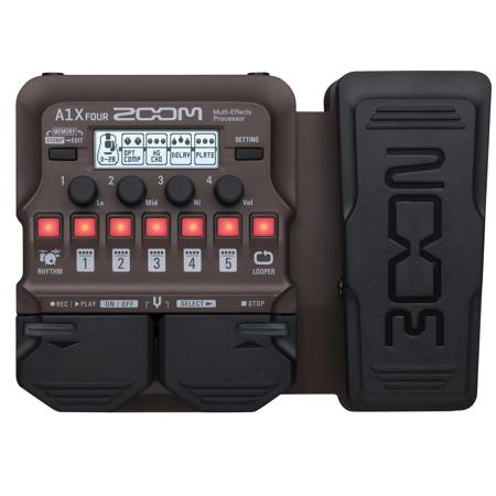 Zoom A1X Four Multi-Effects Processor with Expression Pedal