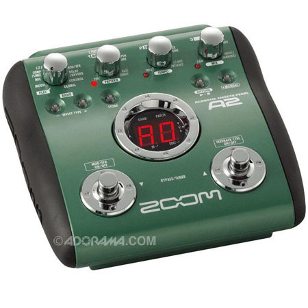 Zoom A2 Acoustic Guitar Multi Effects Pedal