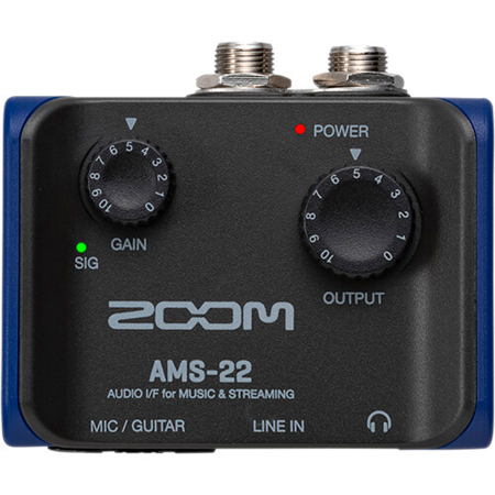 Zoom AMS-22 2x2 USB Audio Interface for Music and Streaming ZAMS22