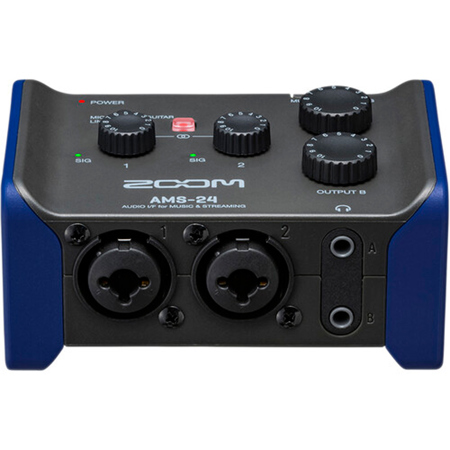 Zoom AMS-24 2x4 USB Audio Interface for Music and Streaming ZAMS24