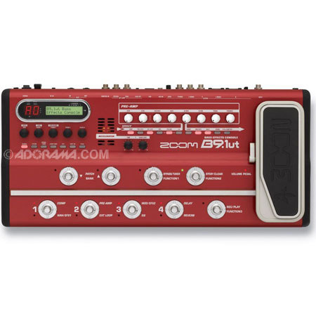Zoom B91UT Bass Guitar Effects Console, Tube and USB