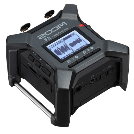 Zoom F3 2-Channel/2-Track Field Recorder, Bundle with Included