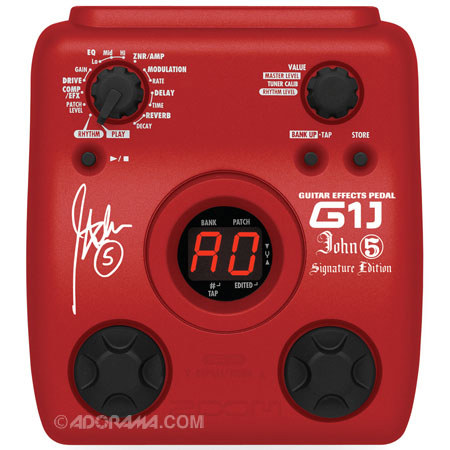 Zoom G1J Guitar John 5 Signature Multi-Effects Pedal G1J B&H