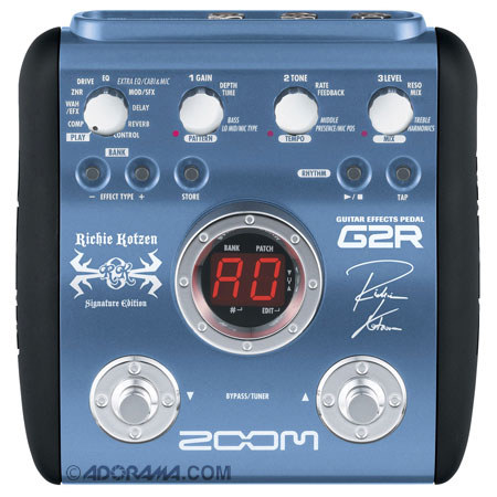 Zoom G2R Richie Kotzen Signature Guitar Effects Pedal