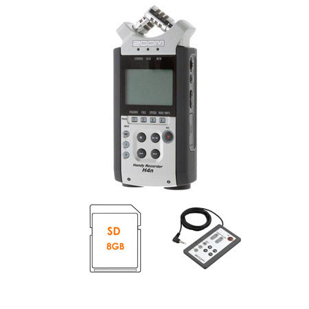 Zoom H4n Handy Mobile 4-Track Recorder - Bundle