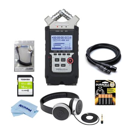 Zoom H4n Pro Handy Mobile 4-Track Recorder with Premium Accessory Bundle