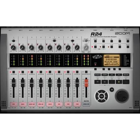 Zoom R24 Recorder, Recording of 8 Playback of 24-Tracks