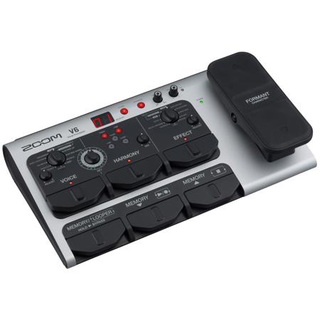 Zoom V6 Vocal Multi-Effects Processor, SGV-6 Shotgun Mic & AD-16 AC Adapter