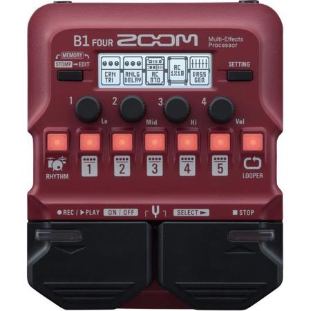 Zoom B1 Four Multi-Effects Processor for Electric Bass Guitar