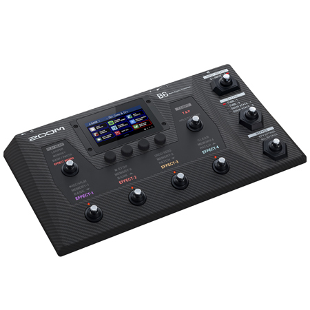 Zoom B6 Multi-Effects Processor for Electric Bass Guitar ZB6