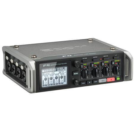 Zoom F4 Multitrack Field Recorder with Timecode - 6 Inputs / 8 Tracks