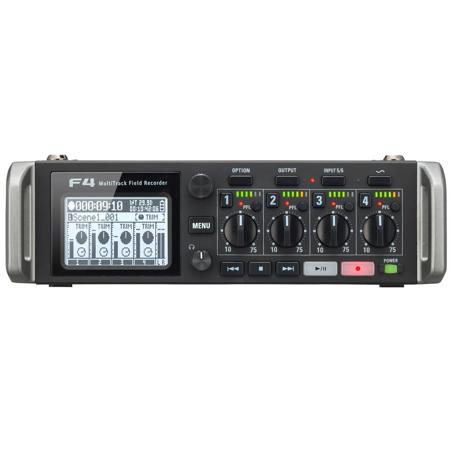 Zoom F4 Multitrack Field Recorder with Timecode - 6 Inputs / 8 Tracks