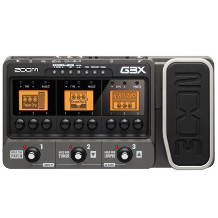 Zoom G3X Guitar Effects & Amp Simulator with Expression Pedal