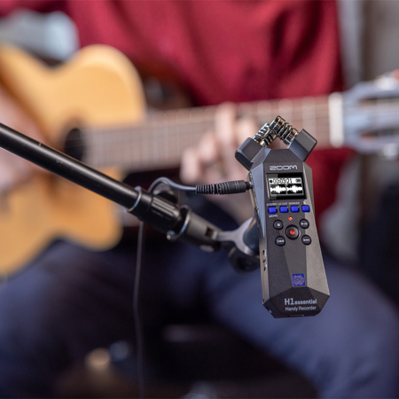 Zoom H1essential 2-Track 32-Bit Float Handy Recorder ZH1E