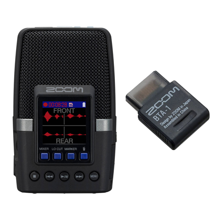 Zoom H2essential Multi-Mic 32-Bit Float Handy Recorder, with Bluetooth Adapter