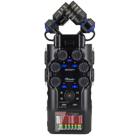 Zoom H6studio 8-Track 32-Bit Float Handy Recorder