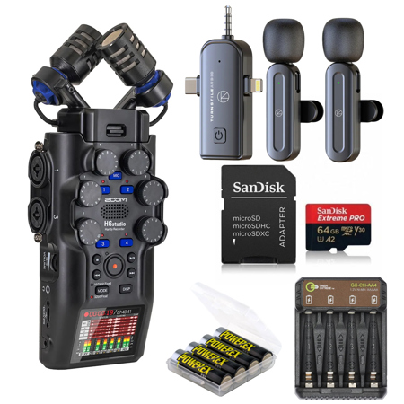 Zoom H6studio 8-Track 32-Bit Float Handy Recorder