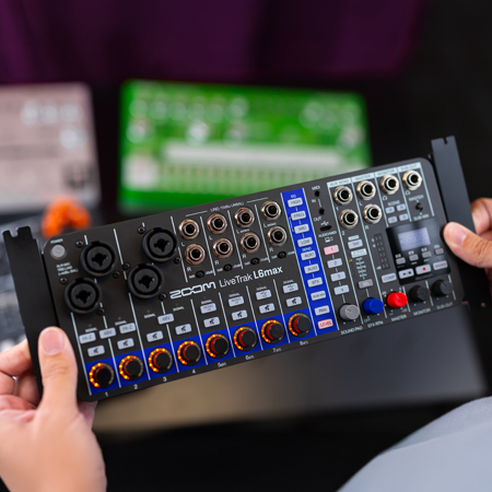 Zoom LiveTrak L6max 12-Channel Portable Digital Mixer and Recorder
