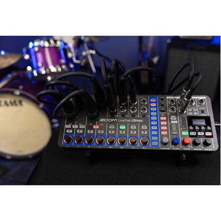 Zoom LiveTrak L6max 12-Channel Portable Digital Mixer and Recorder