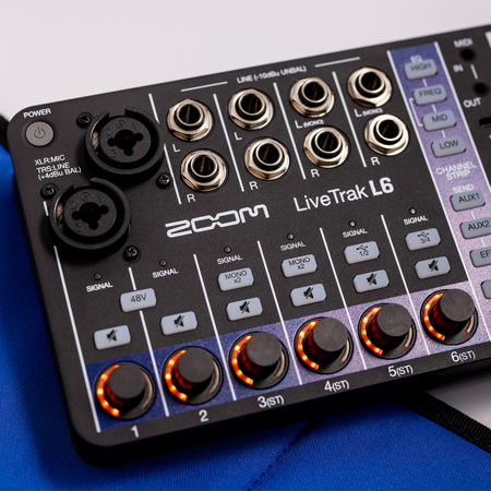 ZOOM LiveTrak L6 オーディオインターフェース LiveTrak L6 10 Track Digital Mixer/Recorder | Buy Now | ZOOM